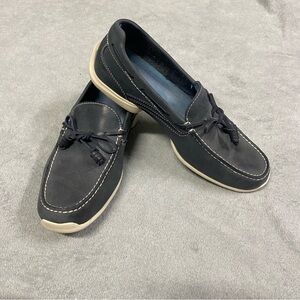 Rockport Blue and White Boat Shoes Classic Design